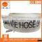 High Quality flexible white PVC lining fire flat hose/fire fighting hose/canvas fire hose