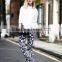 sublimated Tight pants design picture laser cutting machine with big camera scanning