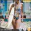 Fashion Beautiful Printed Design One Piece Woman Swimwear Bikini 2017