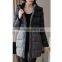 2015 Women 100% Polyester Long Joint Duck Down Jacket