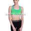 Wanyu seamless double fabric breathable tight sport bra with pad