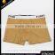 Various solid color cotton simple design boxer underwear with competitive price