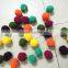 Newest best sell pompom for moroccan wedding decoration