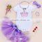 Infant Clothes From China Newborn Baby Romper Long Sleeve 5pcs Set Romper Tutu