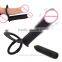 5.1'' Black Silicone Dildo Vibrator Anal Penis Vibration Strap on Dildo Sex Toy For Men