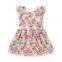 Little princess wiggles tunic dress girl flutter sleeve real classic floral dresses