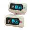 LCD Pulsioximetro Saturimetro Fingertip Spo2 Pulse Oximeter Cubierta de Goma Gratis Oximetro de Pulso
