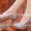 Water diamond wedding shoes are made by hand and the shoes are made by hand and the shoes are made of the shoes WS040