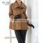 China Factory best-selling slimfit Ladies' 100% Cashmere coat