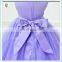 Hot Sale Party Fancy Purple Gown Tulle Flower Girl Dresses HPC-3095