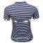 Stripe Basic T Shirts for Men Stripped Crewneck Tee