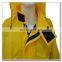 construction polyester coated pvc rainwear