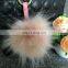 Superior Faux Pompom Fack Raccoon Fur Large Pompoms