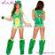 Drop Free Shipping Green winter Women Christmas Elf Costumes