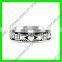 Unique engraved claddagh jewelry Titanium ring