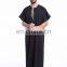 2017 Short Sleeve Mens Robe Jubah Islamic Arab Kaftan Men Thobe Thoub Abaya