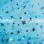star pattern printed organza foil printed organza fabric decoration organza