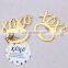 2017 New Arrival Wedding Guest Gift Unique Design Gold XOXO Shape Bottle Opener Wedding Party Souvenirs