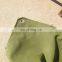 military green waterproof organic silicon coated canvas tarpaulin tarp