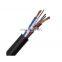 hybrid fiber optic cable fiber power cable for outdoor aerial underground direct buried