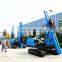 crawler type hydraulic drop hammer pile driver mini sheet pole install