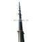 30m manual and motorized lifting telescopic high mast ground or roof or vehicle mounted