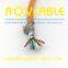 Rugged orange PUR underwater cable