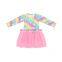 New Arrival Ostrich And Plant Lovely Girls Dress Accessary Baby Girl Clothes For Party Wear