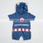 2020 summer baby boy baby hero short-sleeved romper cotton one-piece romper