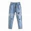 TWOTWINSTYLE Pant For Women High Waist Hollow Out Casual Pants fashion new clothing