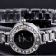 Wholesale Women's Men's Fashion Rhinestone Roman Numerals Analog Alloy Strap Quartz Watches