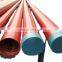 Steel fire fighting welded sprinkle pipe with red coating