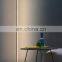 Interior modern metal base 24W LED  floor standing lamp for home decorations