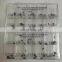 No,122(1) CAT C7 C9 medium pressure nozzle needle valve lift adjustment shims (6.40-6.80)20kidsx5pcs=100pcs