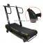 self-powered non-motorized curved manual running machine semi commercial treadmill for home use