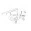 Good Quality Conjoined Chromed Tube CUPC Shower Faucet