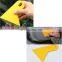 Small Yellow Shovel Hard Scraper Blades Tool Auto Film Triangle Scraper Tool Plastic Small Hand Curtain Sticker Anti Edge