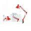 Hot Selling Industrial Red Eye Protection Table Lamp Metal Long Arm Foldable Table Lamp
