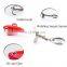 In Stock 12g Rotating Metal  3D Eyes VIB vibration Bait Spinner Spoon Fishing Lures