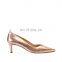 Ladies beautiful shinning design high heeled pumps sandals shoes women office shoe