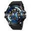 Fashion Skmei 1725 3 Time Analog Digital Watch 50m Waterproof Sport Wristwatch for Men