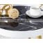 Marble Top Coffee Tables Round Living Room Furniture Nordic Wrought Iron Metal End Side Gold Luxury Modern Coffee Tables Marble
