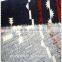 printed linen fabric with fish pattern