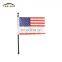37CM Black Aluminum Multifunctional Flagpole USA Flag Antenna for Jeep Wrangler JK