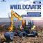 HENGWANG HWL80-6 4 ton 8 ton wheel excavator manufacturer in Jining