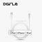 Good quality white MFi power cord portable phone charger for cable iphone certificated MFi original for iphone 5 6 7 8 X