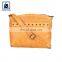 Silver Antique Fitting Vintage Style High Quality Zipper Closure Type Genuine Leather Women Sling Bag at Factory Price