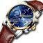 NIBOSI 2020 New Brand Quartz Watch Men Sport Watches Men Steel Band Military Clock Waterproof Gold Wrist Watch Relogio Masculino