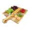 Extra Large Thick Acacia Wood Cutting Paddle Round Board With Handle