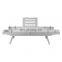 Design Wood Bamboo Silver Luxury Bathtub Caddy Bamboo Bath Tub Tray With Extending Sides Shower Organizer